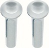 1964-1974 Mopar A/B-Body Door Lock Knobs Chrome Pair 